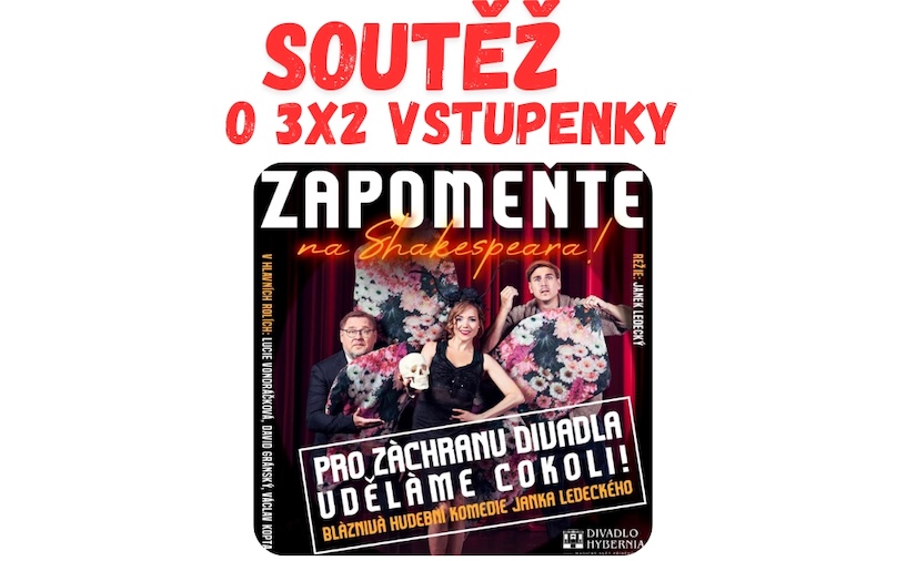 SOUT̎ PRO 3 V�HERCE: HRAJEME O 3x2 VSTUPENKY!